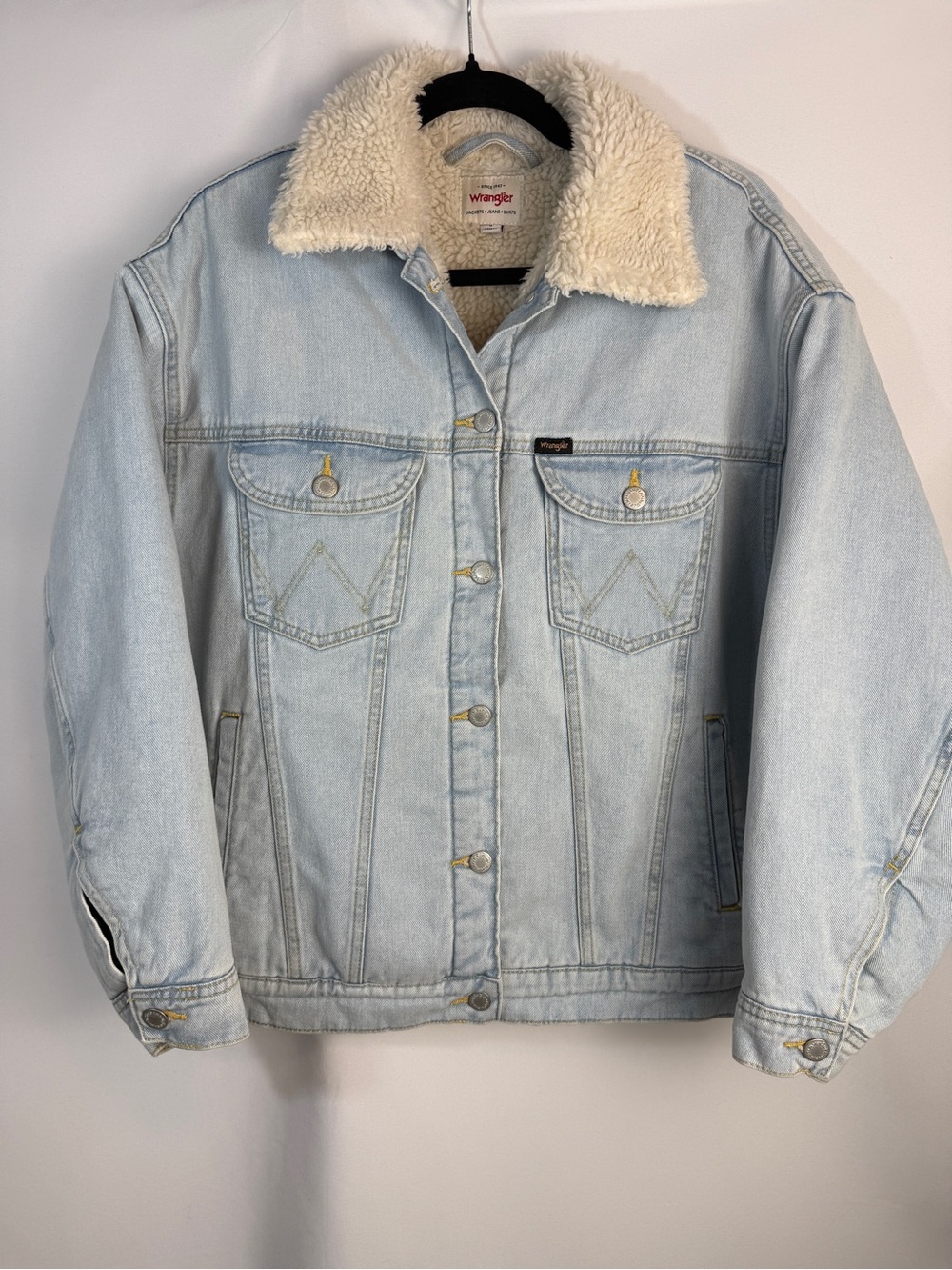 Wrangler Retro Women's Sherpa Lined Western Denim Jacket